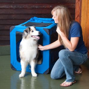 Deluxe Soft Crate Generation II - Blue Sky (PG5536BS) dog crates Deluxe Soft Crate Generation II - Blue Sky (PG5536BS) dog crates