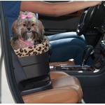Installs in Seconds Removable Washable Cover  No Tools Required Safety Tethers Included Pet Gear Dog/Cat Convertible Booster Seat and Pet Bed 