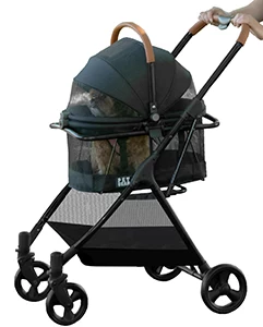  Pet Gear No-Zip Special Edition 3 Wheel Pet Stroller for Cats/ Dogs, Zipperless Entry, Easy One-Hand Fold, Removable Liner, Cup Holder, 4  Colors : Pet Supplies